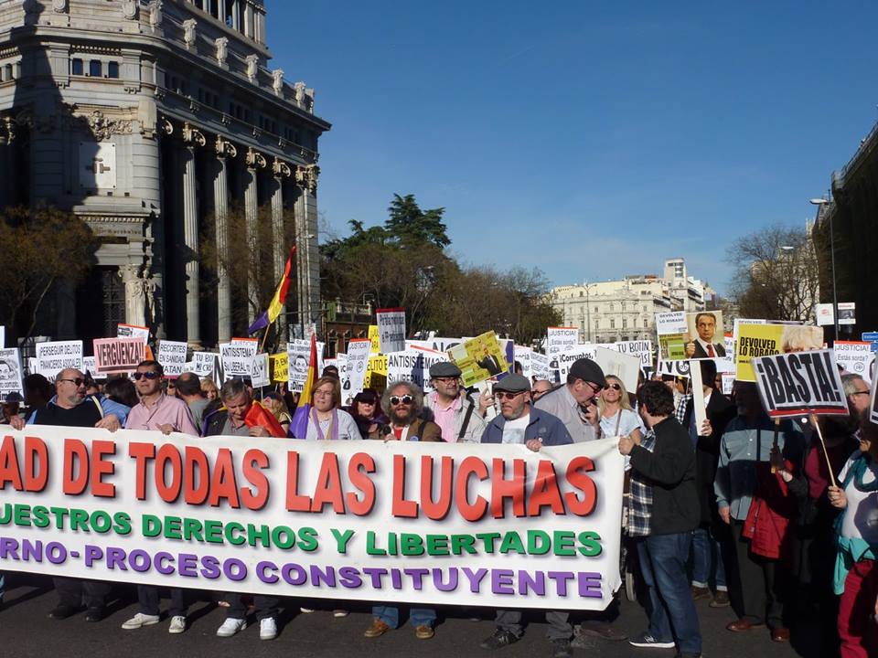 Defensa Social en la manifestación unidos contra la corrupción